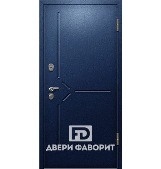 Стальная недорогая дверь с цинкогрунтом