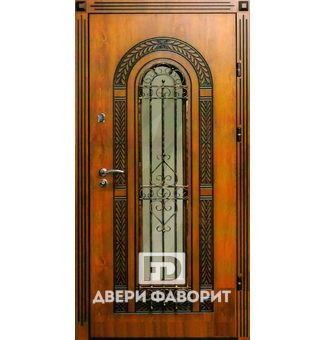 парадная дверь со стеклом и терморазрывом