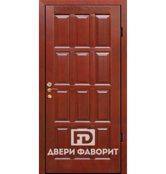 металлическая дверь в квартиру с МДФ