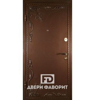 Антивандальная дверь с ковкой в квартиру