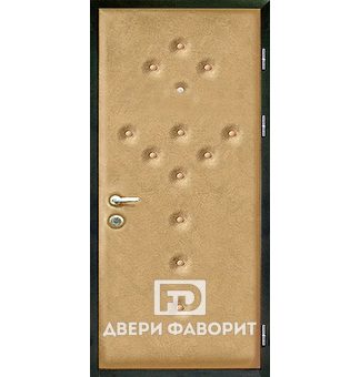недорогая входная дверь с винилискожей, в комплектации один замок