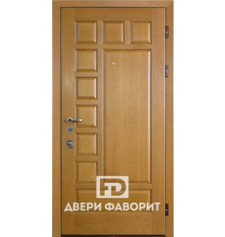 Стальная дверь с МДФ экошпон