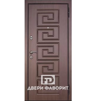 дверь металлическая уличная с мдф панелью