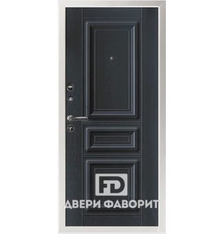 дверь с мдф отделкой для улицы